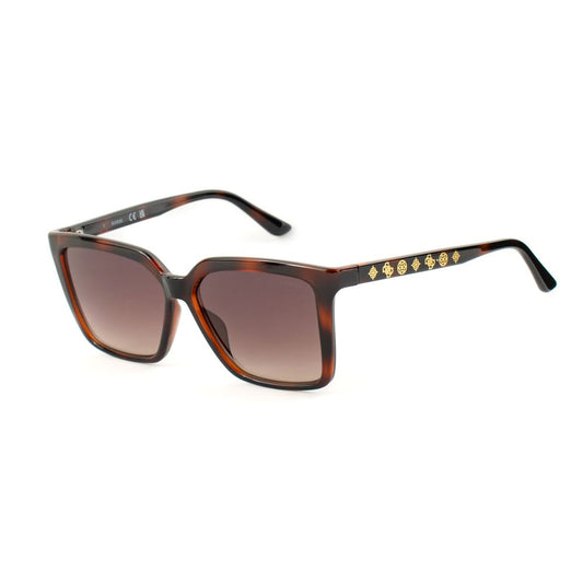 Guess Women’s Brown Resin Sunglasses – 55mm