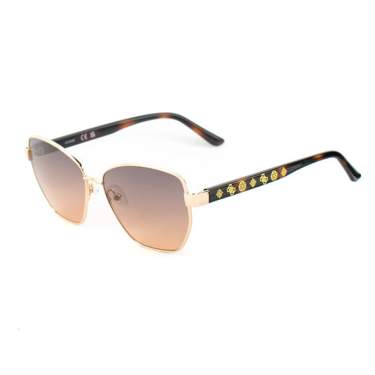 Guess Gold Metal Sunglasses – Women's 56mm UV Protection