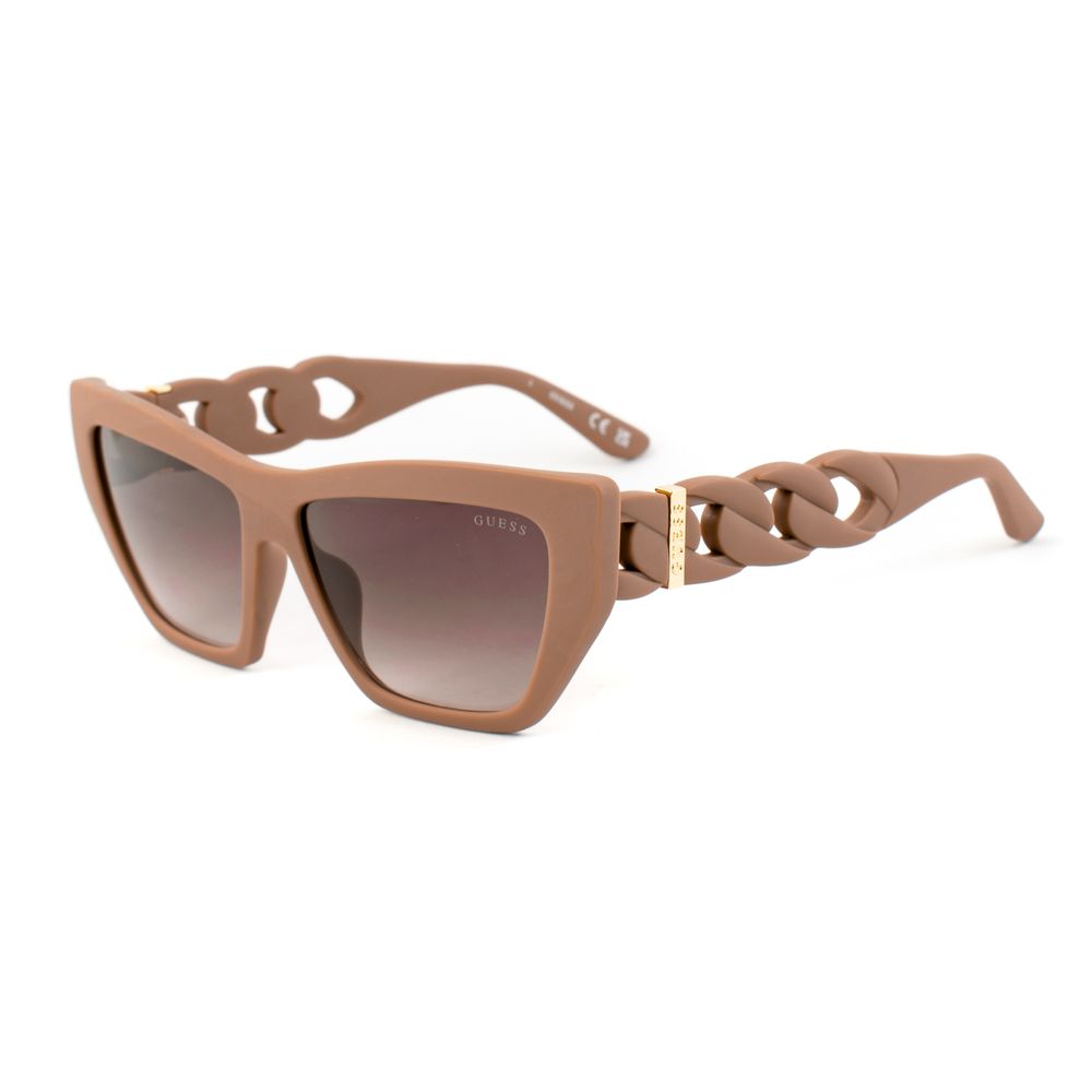 Guess Women's Beige Resin Sunglasses - UV Protection, 56mm