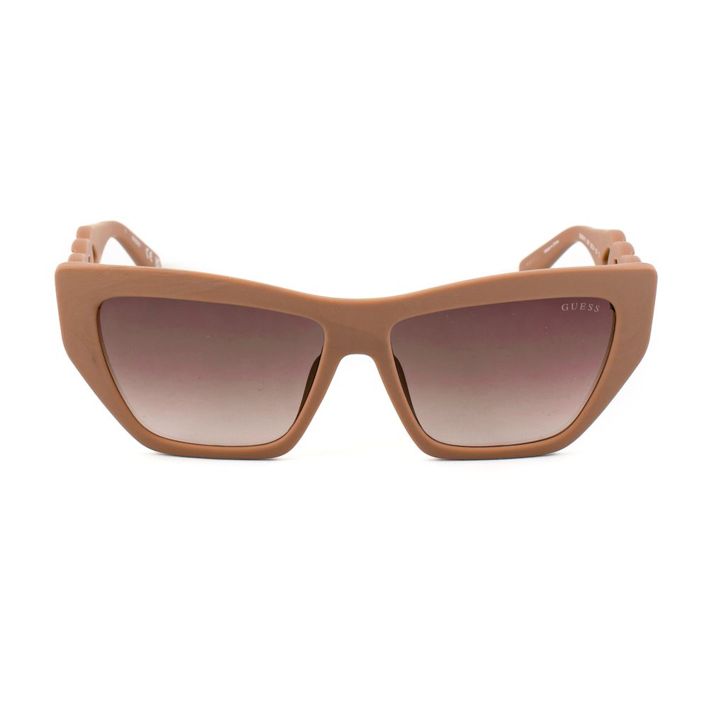 Guess Women's Beige Resin Sunglasses - UV Protection, 56mm
