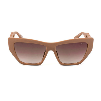 Guess Women's Beige Resin Sunglasses - UV Protection, 56mm