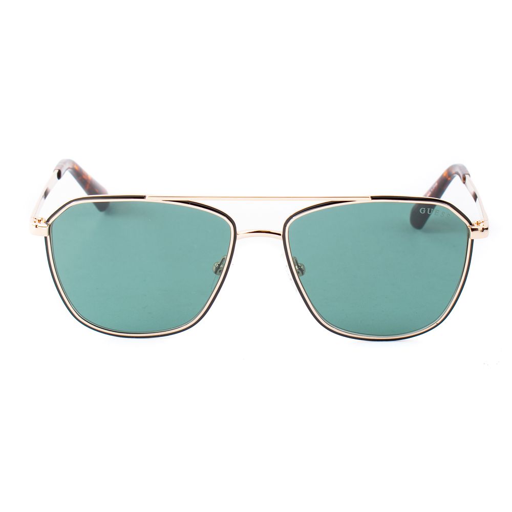 Guess Men’s Gold Metal Sunglasses – 56mm UV Protection