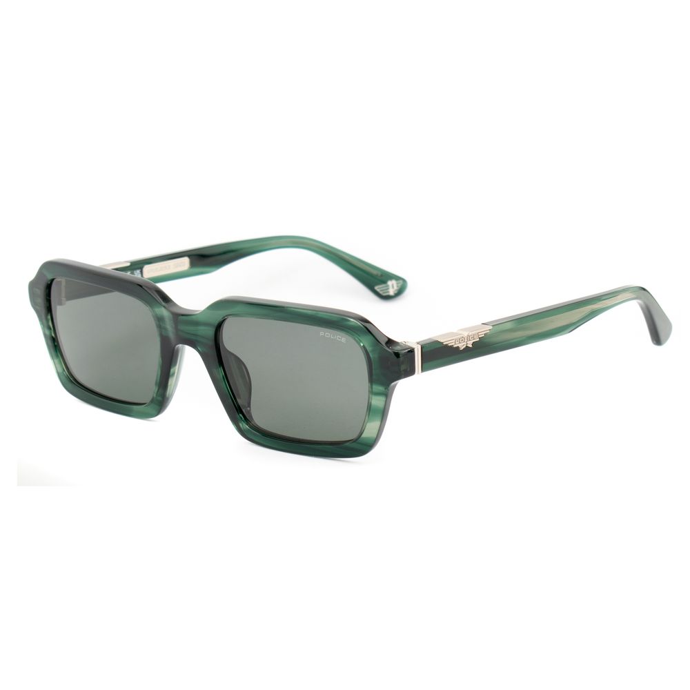 Police Bicolor Acetate Sunglasses – Green, 53mm