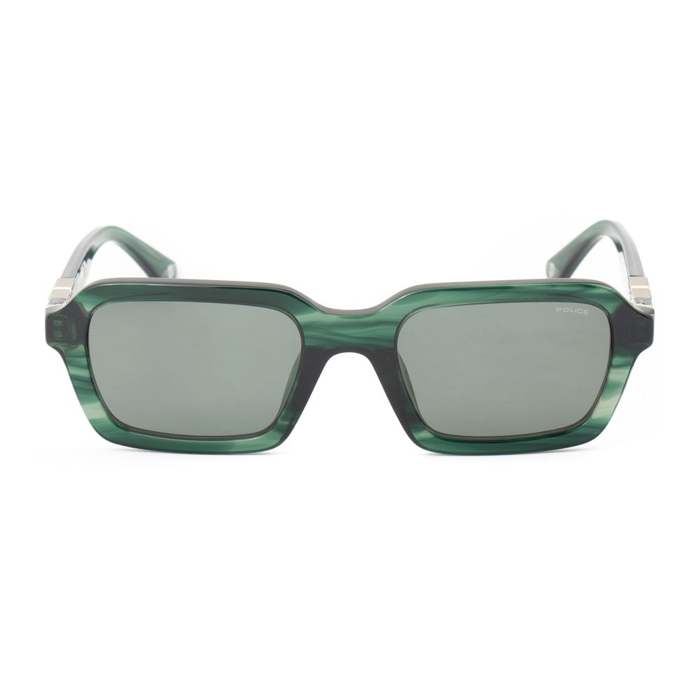 Police Bicolor Acetate Sunglasses – Green, 53mm