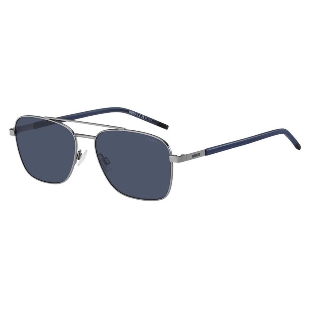 Hugo Boss Gray Metal Sunglasses – 57mm