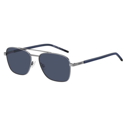 Hugo Boss Gray Metal Sunglasses – 57mm