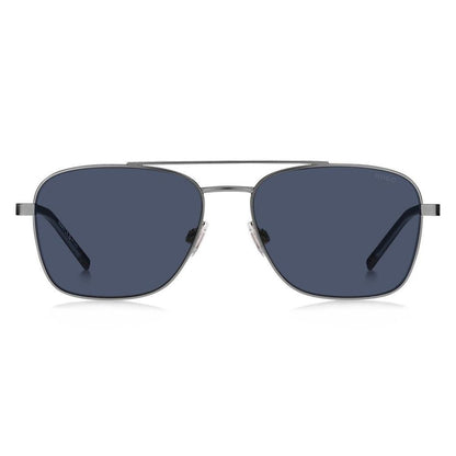Hugo Boss Gray Metal Sunglasses – 57mm