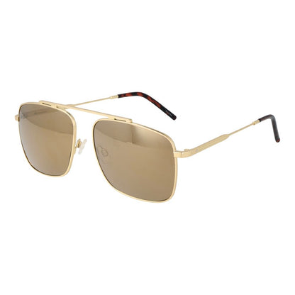 Champion Men’s Black Metal Sunglasses – 58mm UV Protection