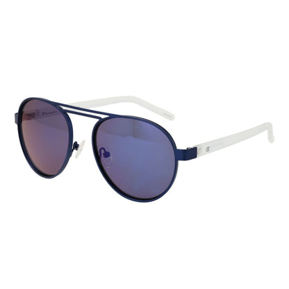 Champion Men's Polarized Sunglasses – White Metal Frame, 65mm