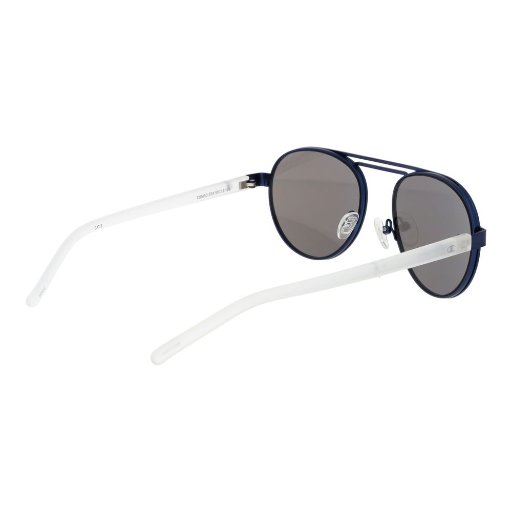 Champion Men's Polarized Sunglasses – White Metal Frame, 65mm