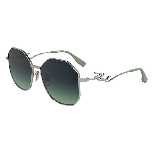 Karl Lagerfeld Women's Gray Metal Sunglasses KL358S-041