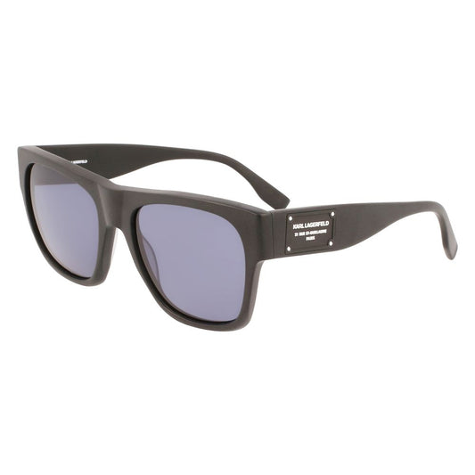 Karl Lagerfeld Unisex Gray Acetate Sunglasses – 55mm