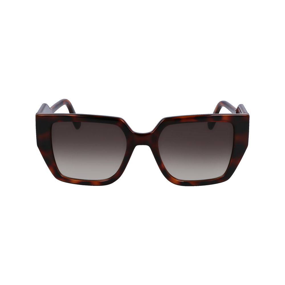 Karl Lagerfeld Women’s Brown Injected Sunglasses – 52mm