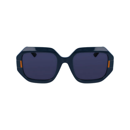 Karl Lagerfeld Women's Blue Injected Sunglasses – 53mm