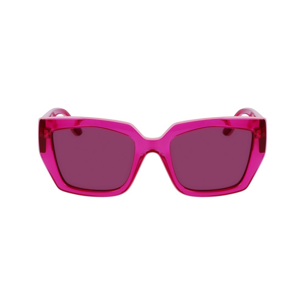 Karl Lagerfeld Women’s Multicolor Injected Sunglasses – Pink, 53mm