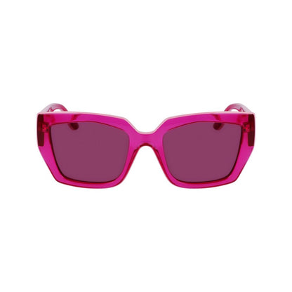 Karl Lagerfeld Women’s Multicolor Injected Sunglasses – Pink, 53mm