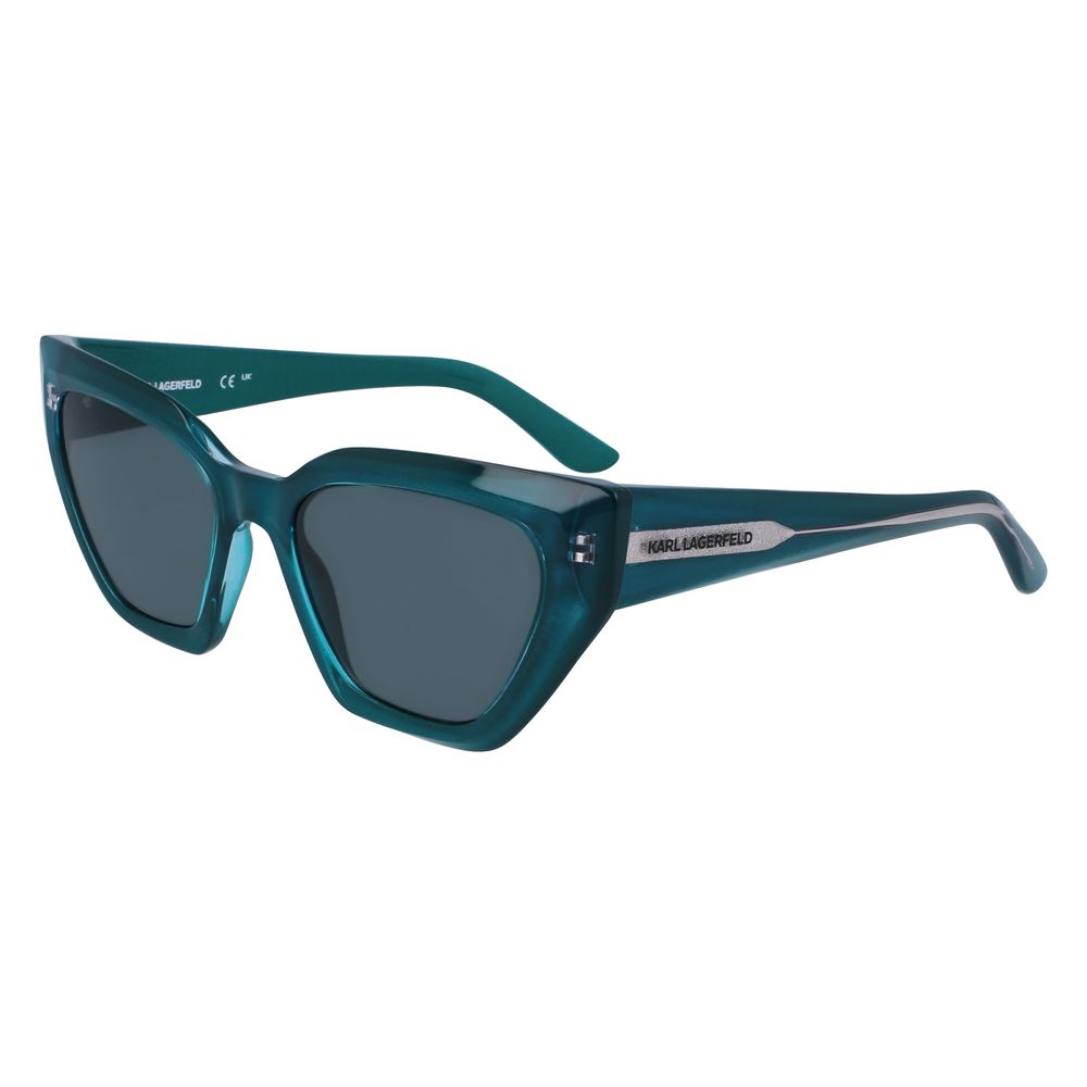 Karl Lagerfeld Women’s Bicolor Injected Sunglasses – Green, 54mm