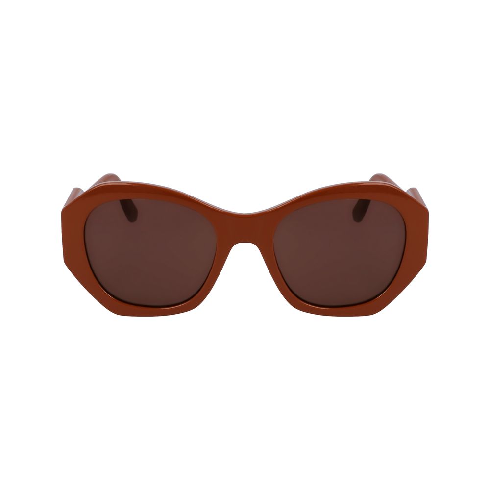 Karl Lagerfeld Women’s Brown Injected Sunglasses – 54mm