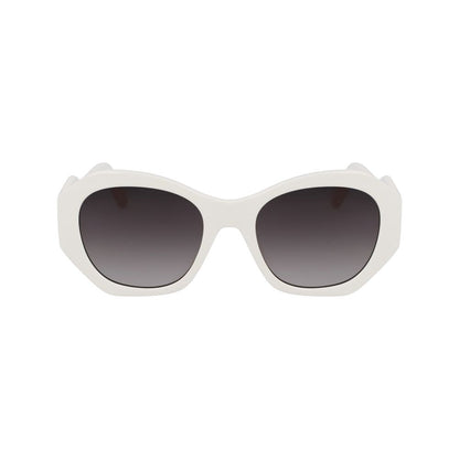 Karl Lagerfeld Women’s Injected Sunglasses – White, 54mm