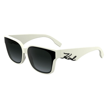 Karl Lagerfeld Women's White Acetate Sunglasses