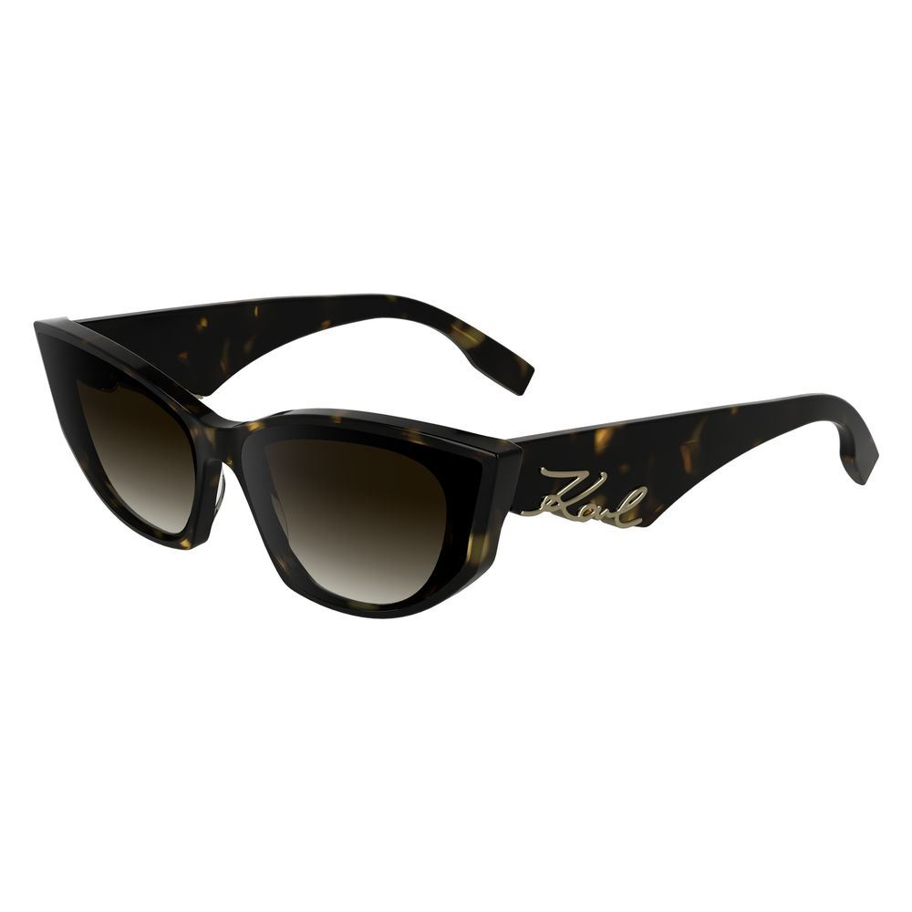 Karl Lagerfeld Women's Black Acetate Sunglasses – 64mm