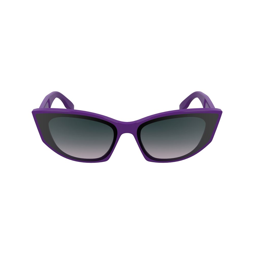 Karl Lagerfeld Women's Multicolor Acetate Sunglasses – Purple, 64mm