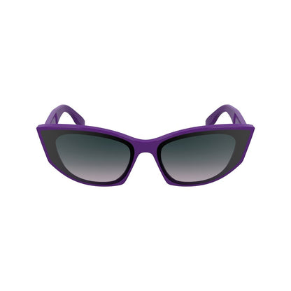Karl Lagerfeld Women's Multicolor Acetate Sunglasses – Purple, 64mm