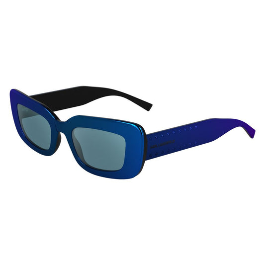 Karl Lagerfeld Blue Injected Sunglasses – 50mm