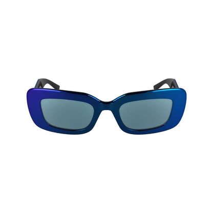 Karl Lagerfeld Blue Injected Sunglasses – 50mm