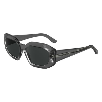 Karl Lagerfeld Women’s Gray Injected Sunglasses – 53mm
