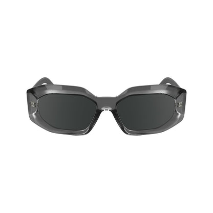 Karl Lagerfeld Women’s Gray Injected Sunglasses – 53mm