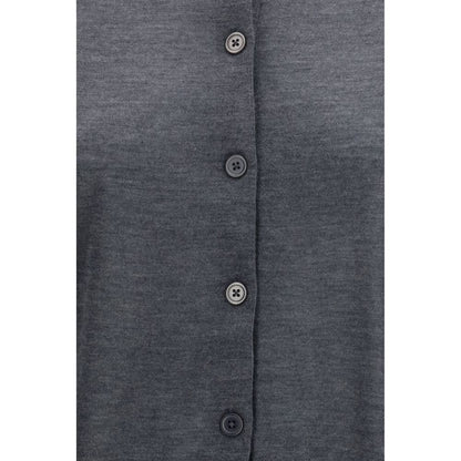 Loulou De Saison Gray Cashmere Cardigan
