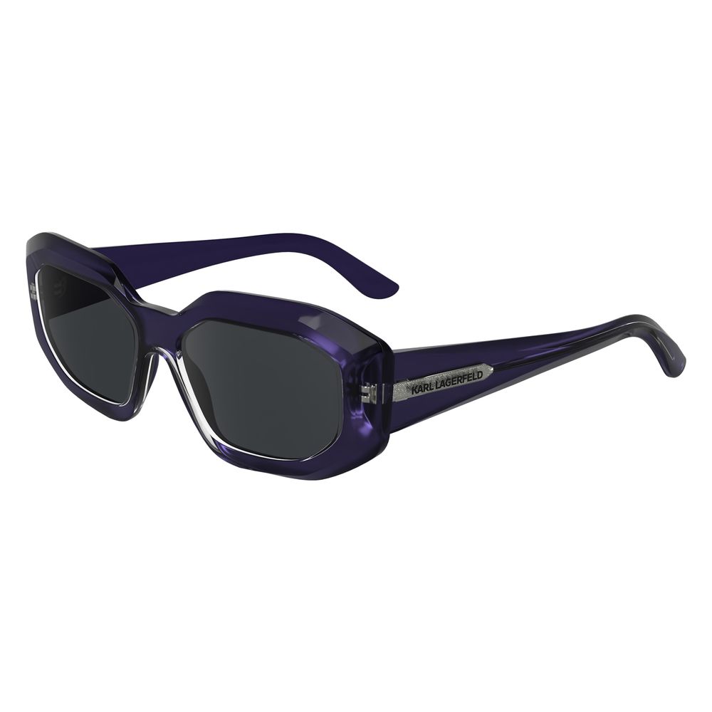 Karl Lagerfeld Women's Multicolor Injected Sunglasses – Purple
