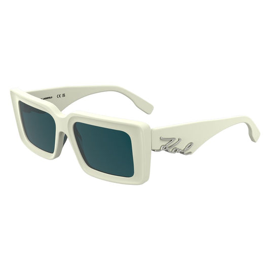 Karl Lagerfeld Women’s White Acetate Sunglasses KL6180S-105