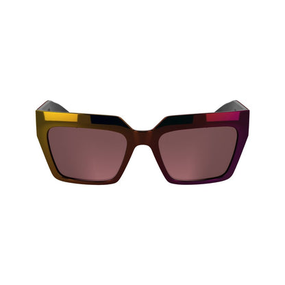 Karl Lagerfeld Women’s Red Injected Sunglasses – 55mm