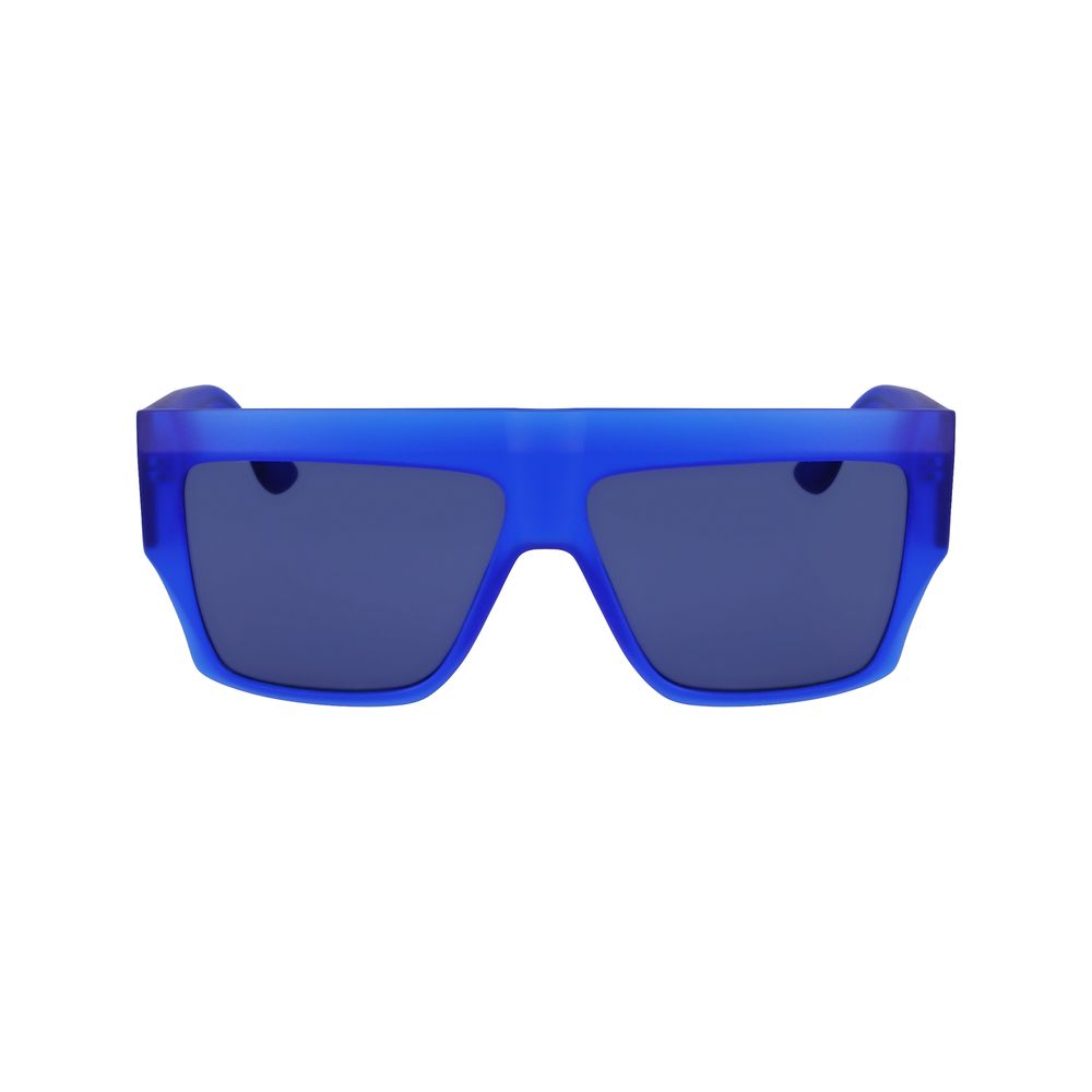 Karl Lagerfeld Unisex Blue Injected Sunglasses – 57mm