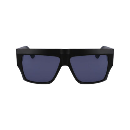 Karl Lagerfeld Unisex Black Injected Sunglasses – 57mm
