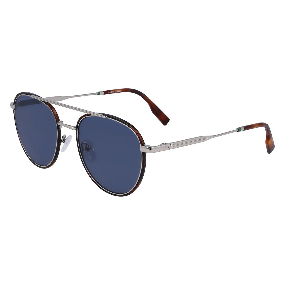 Lacoste Men's Gray Metal Sunglasses – 53mm