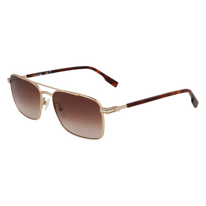 Lacoste Men's Gold Metal Sunglasses – 58mm Lens