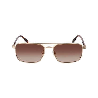 Lacoste Men's Gold Metal Sunglasses – 58mm Lens