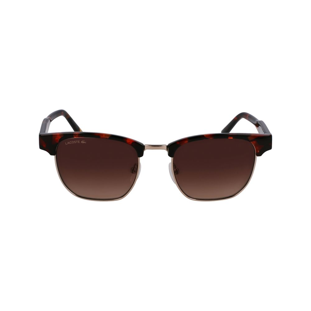 Lacoste Brown Injected Sunglasses – 51mm UV Protection