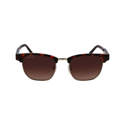 Lacoste Brown Injected Sunglasses – 51mm UV Protection