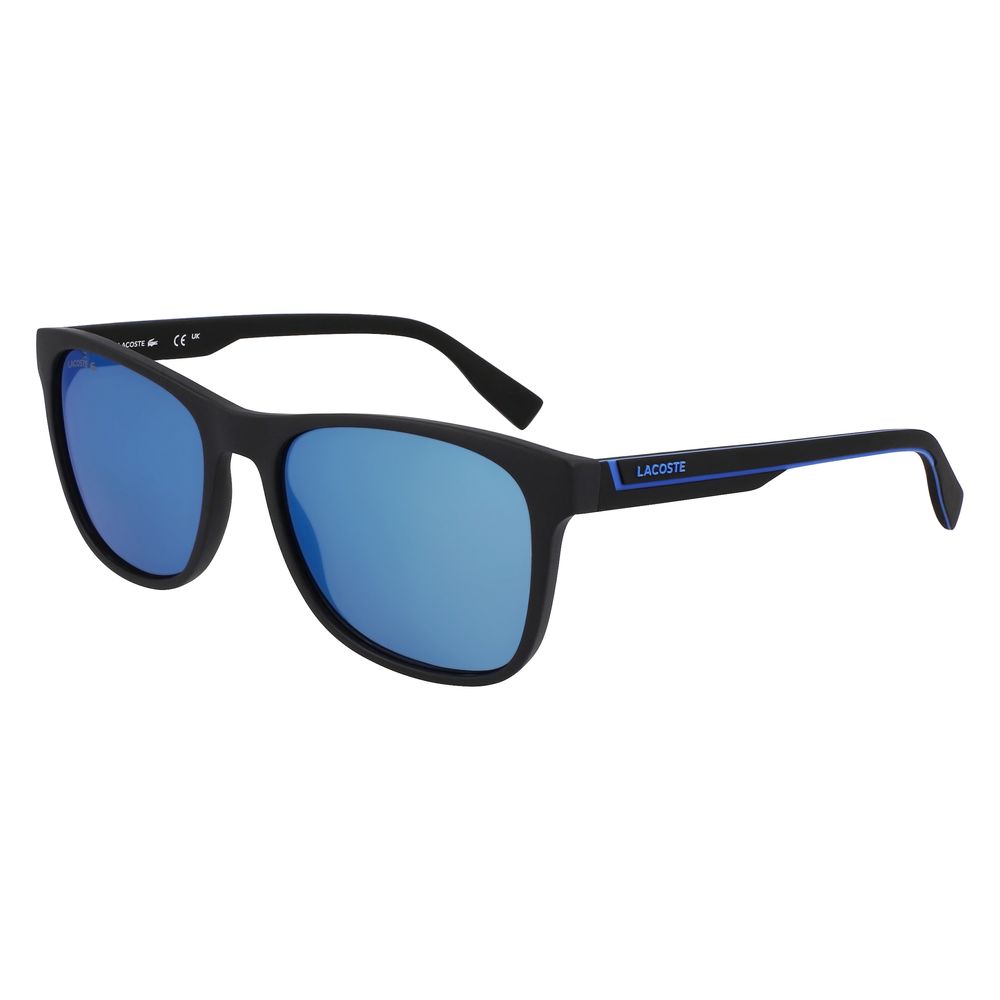 Lacoste Men’s Injected Sunglasses – Black Full-Rim, 56mm