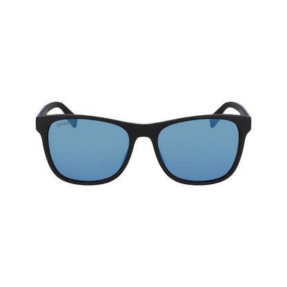 Lacoste Men’s Injected Sunglasses – Black Full-Rim, 56mm