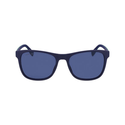 Lacoste Men's Blue Injected Sunglasses – 56mm