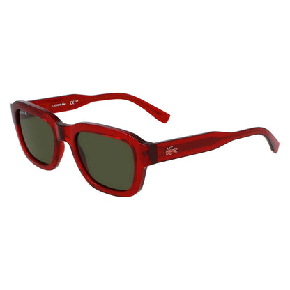 Lacoste Unisex Multicolor Injected Sunglasses – Red, 51mm