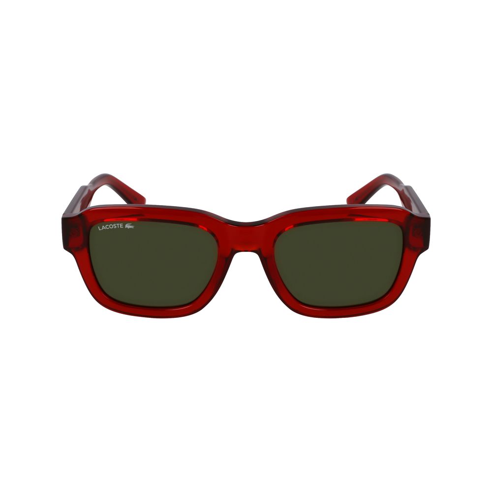 Lacoste Unisex Multicolor Injected Sunglasses – Red, 51mm