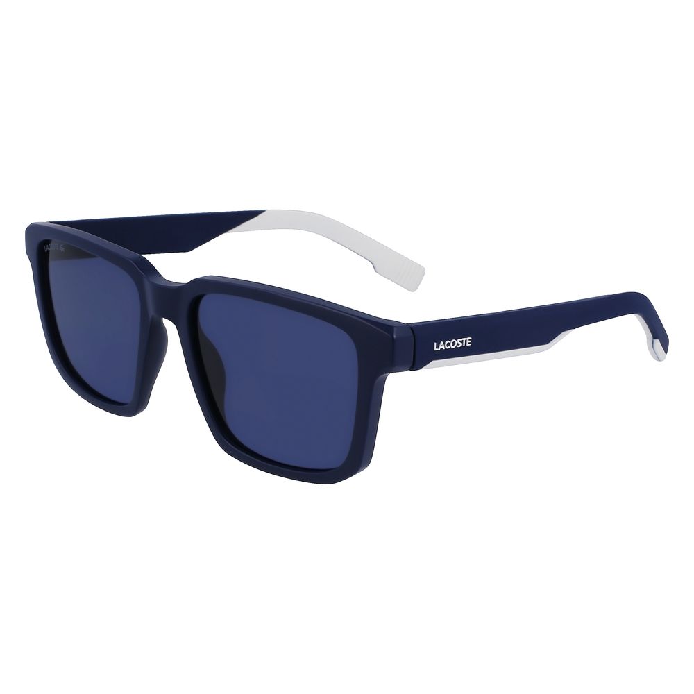 Lacoste Men's Designer Sunglasses – Blue Injected Frame, 55mm