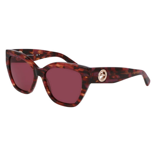 Longchamp Women's Brown Acetate Sunglasses – 55mm