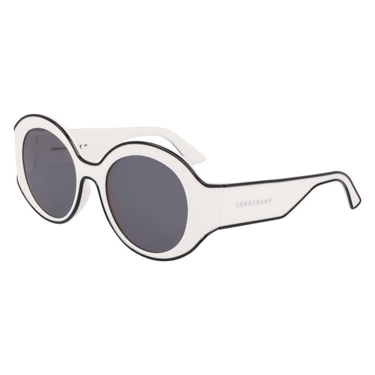 Longchamp Beige Injected Sunglasses – 53mm Elegance